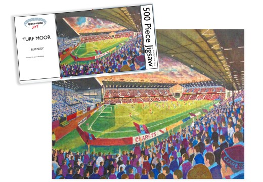 Turf Moor Stadium Fine Art Jigsaw Puzzle - Burnley FC Turf Moor Stadium Fine Art Jigsaw Puzzle - Burnley FC
